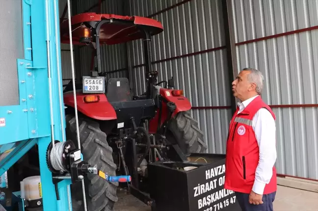 Samsun'da Danelik Mısır Kurutma Tesisi İncelemesi Yapıldı