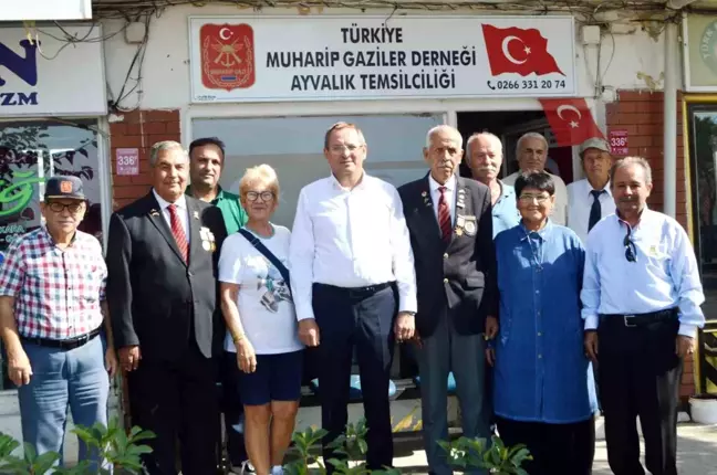 Ayvalık'ta Başkan Ergin'den gazilere büyük sürpriz