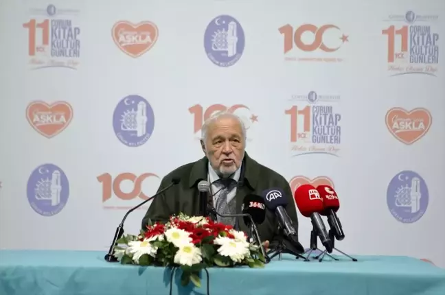 Prof. Dr. İlber Ortaylı, Çorum'da söyleşiye katıldı