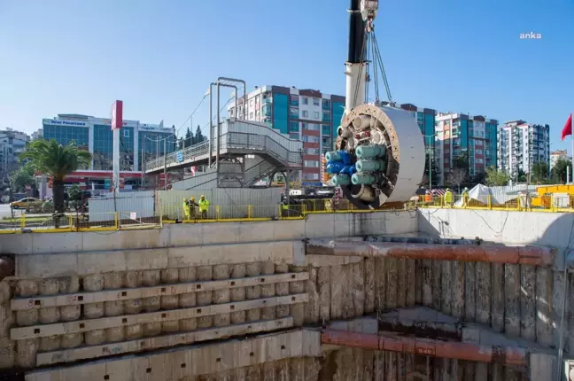İzmir Buca Metrosu için TBM'ler indirildi
