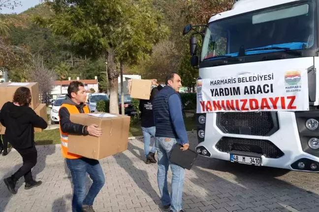 Marmaris Belediyesi Sosyal Belediyecilik Anlayışıyla İhtiyaç Sahiplerine Yardım Etti