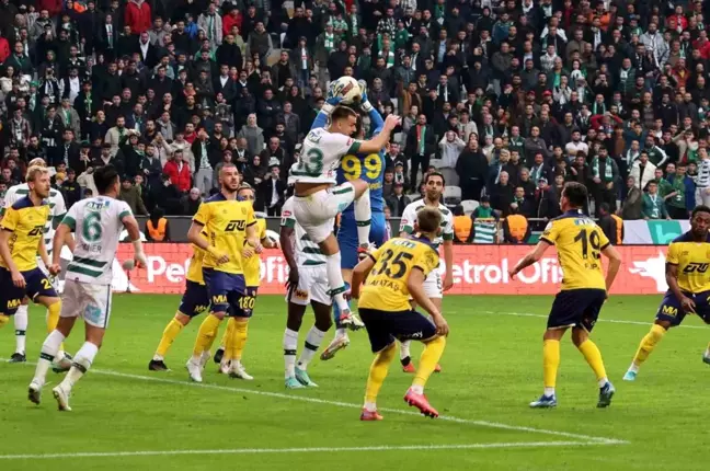 Konyaspor, MKE Ankaragücü'nü 1-0 Mağlup Etti