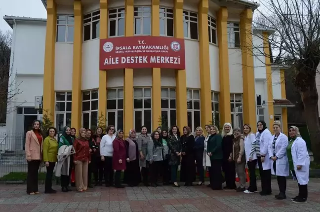 Edirne Valisi Yunus Sezer'in eşi Canan Sezer İpsala'daki kadın kooperatiflerini ziyaret etti