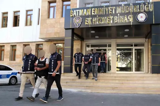 Batman'da Uyuşturucu Operasyonunda 6 Şüpheli Tutuklandı