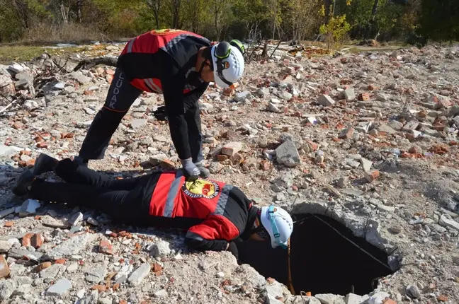 Kırklareli'de Marmara Depremi Tatbikatı Gerçekleştirildi