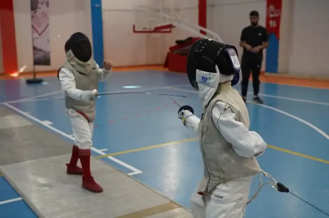 Eskrimciler, Gaziantep'te piste çıktı