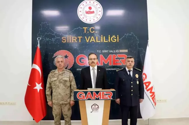 Siirt'te Güvenlik ve Asayiş Toplantısı Gerçekleştirildi