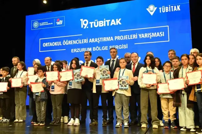 Erzurum, TÜBİTAK Araştırma Projeleri Yarışmasında Bölge Birincisi Oldu
