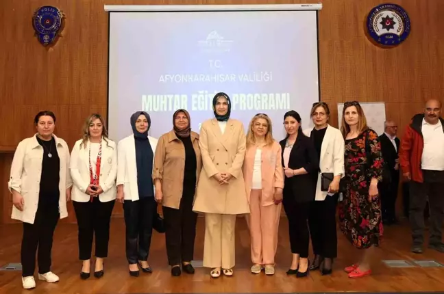 Afyonkarahisar'da Muhtar Eğitim Programı Düzenlendi