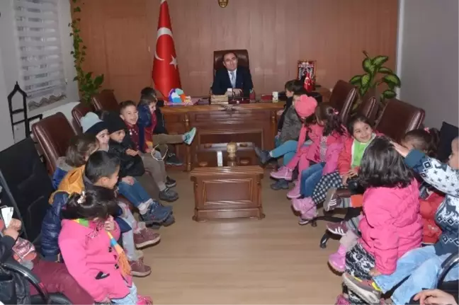 Minik Öğrencilerden Akgün ve Aşçı'ya Ziyaret