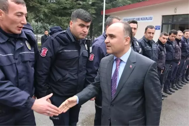 Vali Günaydın'dan Polise Destek Ziyareti