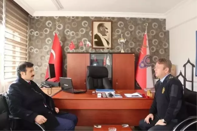 Kaymakam Gözen'den Emniyet Müdürlüğü'nü Ziyaret
