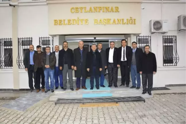 Mardin'den Ceylanpınar Belediyesine Ziyaret