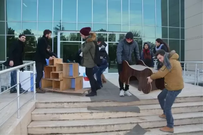 Süleymanpaşa Kent Konseyi ve Nkü Öğrencilerinden Sokak Kedilerine 'Ev'