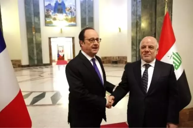 Fransa Cumhurbaşkanı Hollande Erbil'de