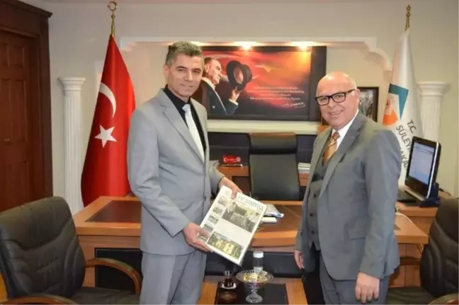 Başkan Eşkinat'tan Süleymanpaşa Yeni Kaymakamı Arslan Yurt'a Hayırlı Olsun Ziyareti