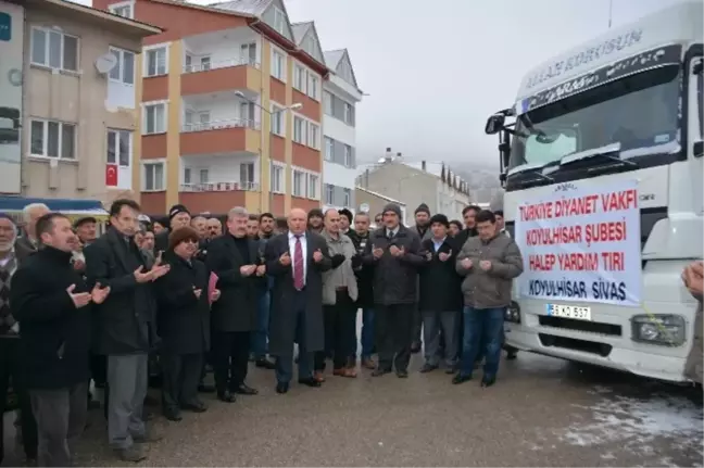 Koyulhisar'dan Halepliler'e 1 Tır Yardım Gönderildi