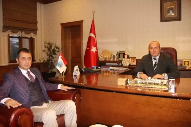 Kaymakam Yüksel'den Başkan Arslan'a İadeyi Ziyaret