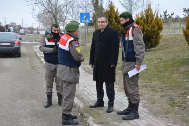 Kaymakam'dan Yol Denetimleri