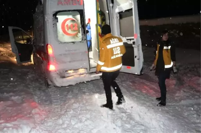 Ağrı'da Hasta Kurtarma Operasyonu