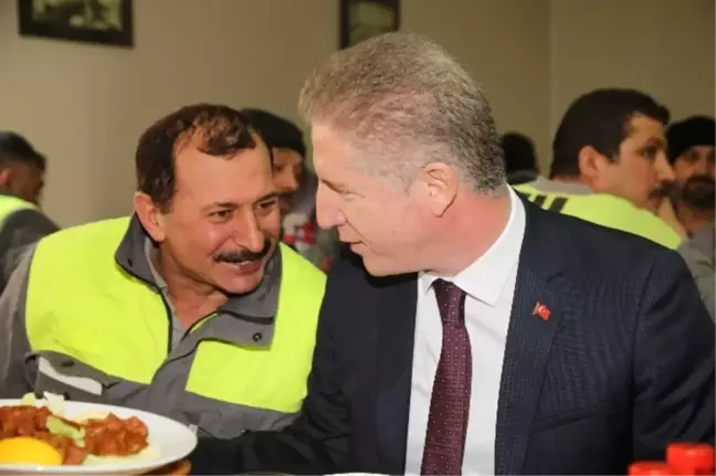 Vali Gül, Çimento ve Beton Travers Fabrikası'nı Gezdi