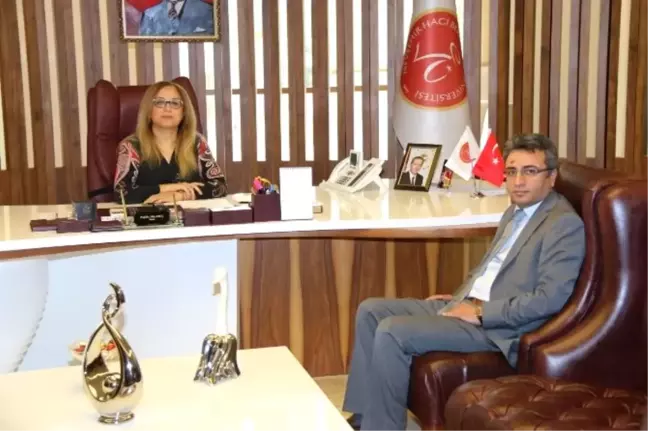 Derinkuyu Kaymakamı Öztürk Rektör Kılıç'ı Ziyaret Etti