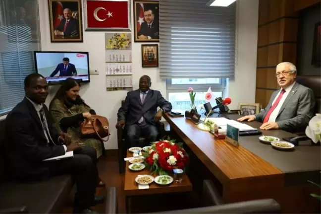 Benin Cumhuriyeti Büyükelçisi Gomina'dan Milletvekili Ahmet Uzer'e Ziyaret