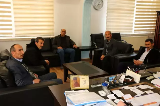 Hekimhan Muhtarlar Derneğinden Başkan Millioğulları'na Ziyaret