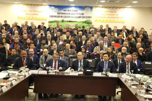 Artvin'de Hayvancılık Sektörünün Sorunları ve Çözüm Önerileri Konuşuldu