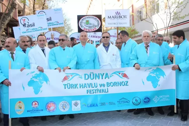 Denizli'de Bornozla Kortej Yürüyüşü