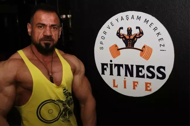Batmanlı Hasan Güler Vücut Geliştirme Şampiyonu Oldu