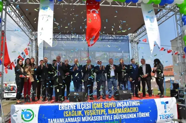 Ergene İlçesi İçme Suyu Tesisleri Hizmete Açıldı