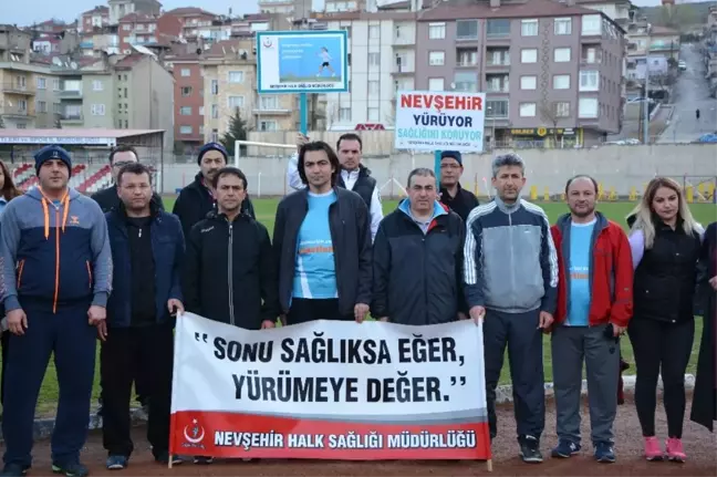 Nevşehir'de Dünya Sağlık Günü Yürüyüşü Düzenlendi