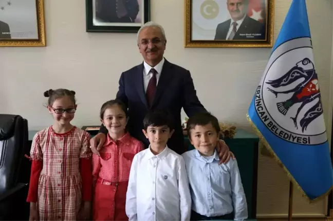 Miniklerden Başkan Başsoy'a Ziyaret