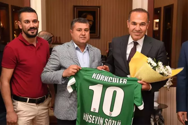 Kürkçülerspor'dan Başkan Sözlü'ye Şampiyonluk Forması