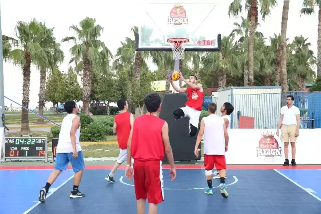 Finike'de 3x3 Sokak Basketbolu Finike Etabı Başladı