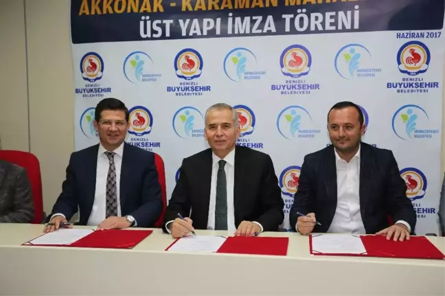 Akkonak ve Karaman Mahalleleri Üst Yapı ile Buluşuyor