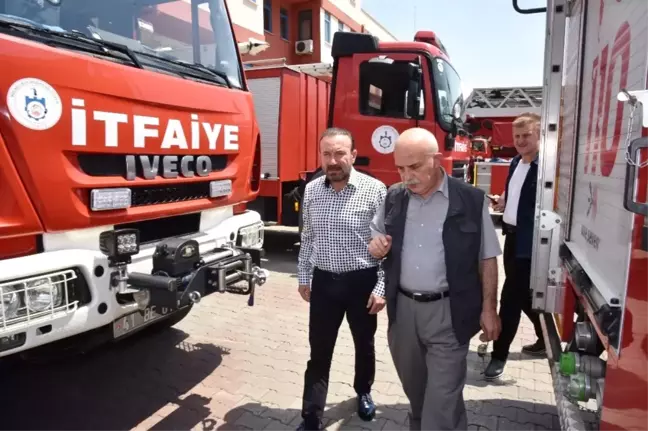 Başkan Doğan İtfaiye Daire Başkanlığını Ziyaret Etti