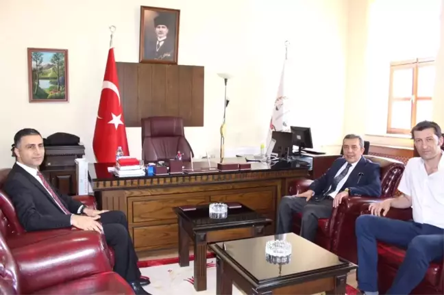 Başkan Atam'dan Celal Yücel'e 'Hayırlı Olsun' Ziyareti