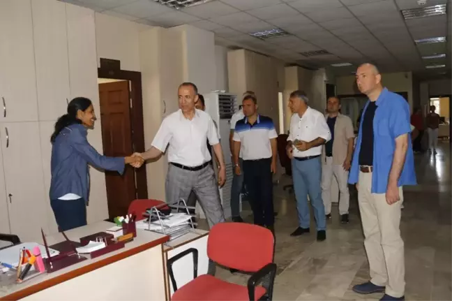 Başkan Aktaş Belediye Personeli ile Vedalaştı