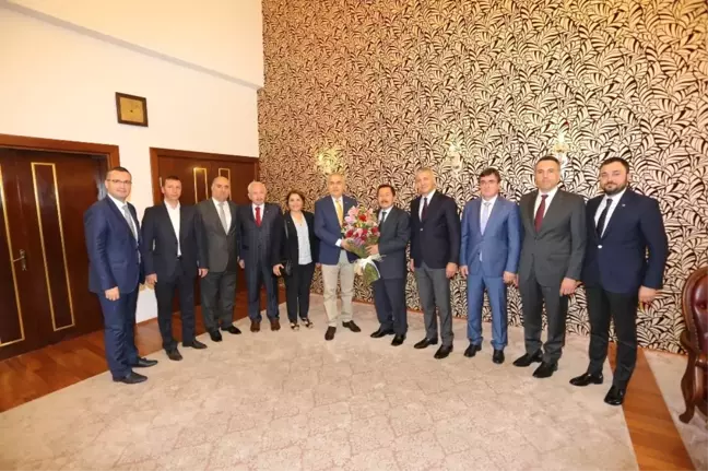 Vali Balkanlıoğlu'na Satso'dan Ziyaret
