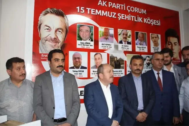 AK Parti'den Çorumlu Şehitlere Vefa