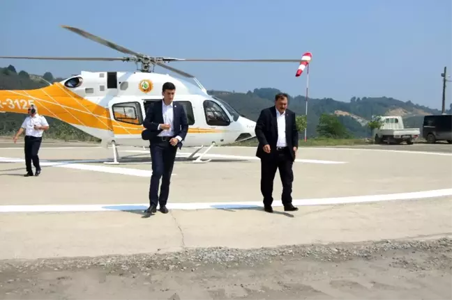 Bakan Eroğlu, Melen Barajı'nda İncelemelerde Bulundu