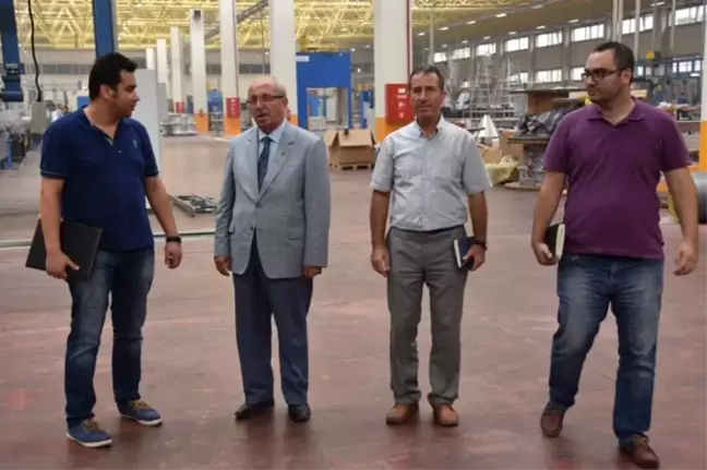 Başkan Albayrak'dan Çerkezköy Osb'deki Fabrikaları İnceledi