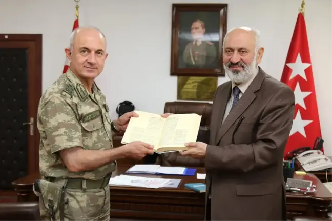 Müftü Arvas'tan Kolordu Komutanı Karataş'a Ziyaret