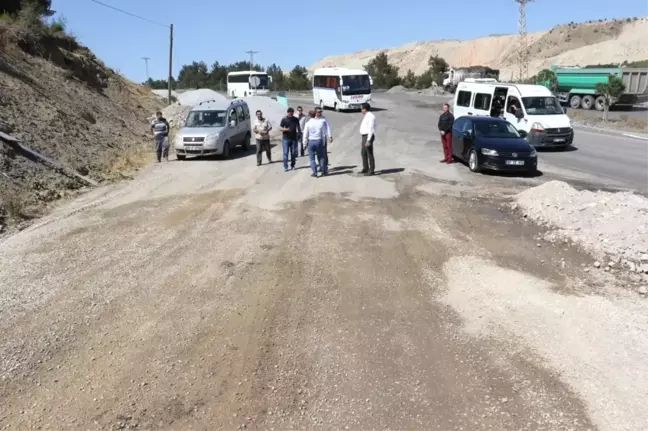 Soma'daki Yol Yatırımları Yerinde İncelendi