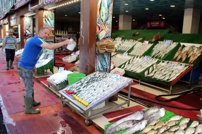Balıklar Tezgahlardaki Yerini Aldı