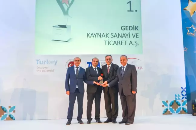 Gedik Kaynak İhracatın Yıldızı Seçildi