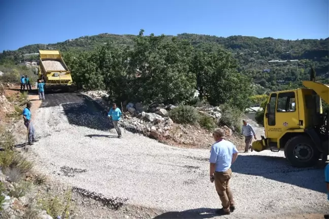Alanya'da Asfaltlama Çalışmaları