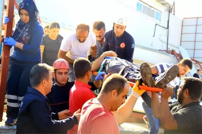 Kopan Vinç Kolunun Altında Kimsenin Olmaması Faciayı Önledi